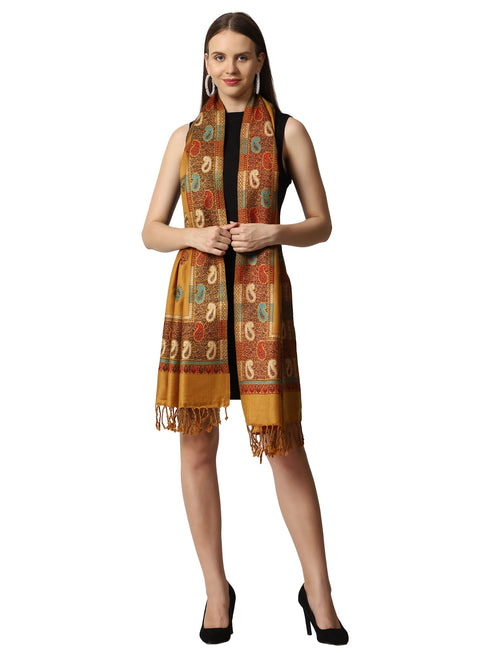 Women's Jamawar Wool Stole